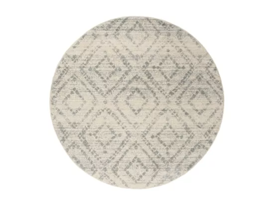 Tapis Ivory & Light Blue 122 X 122 cm - Murray