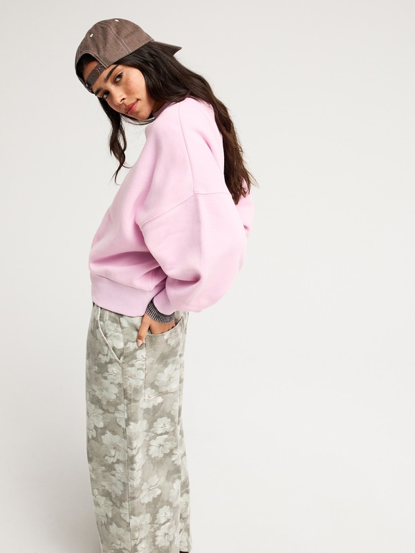 Solar Rush Sweat décontracté Rose Femme