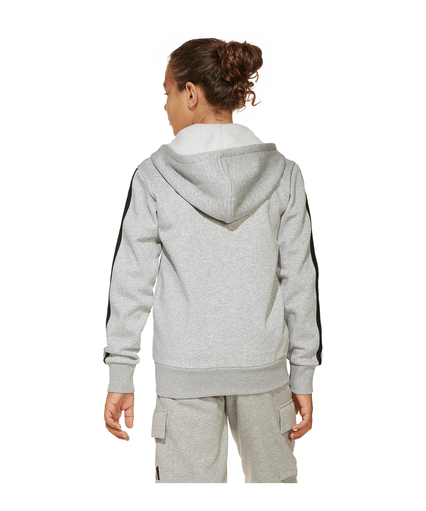 adidas Essentials Kapuzenjacke Kids Grau