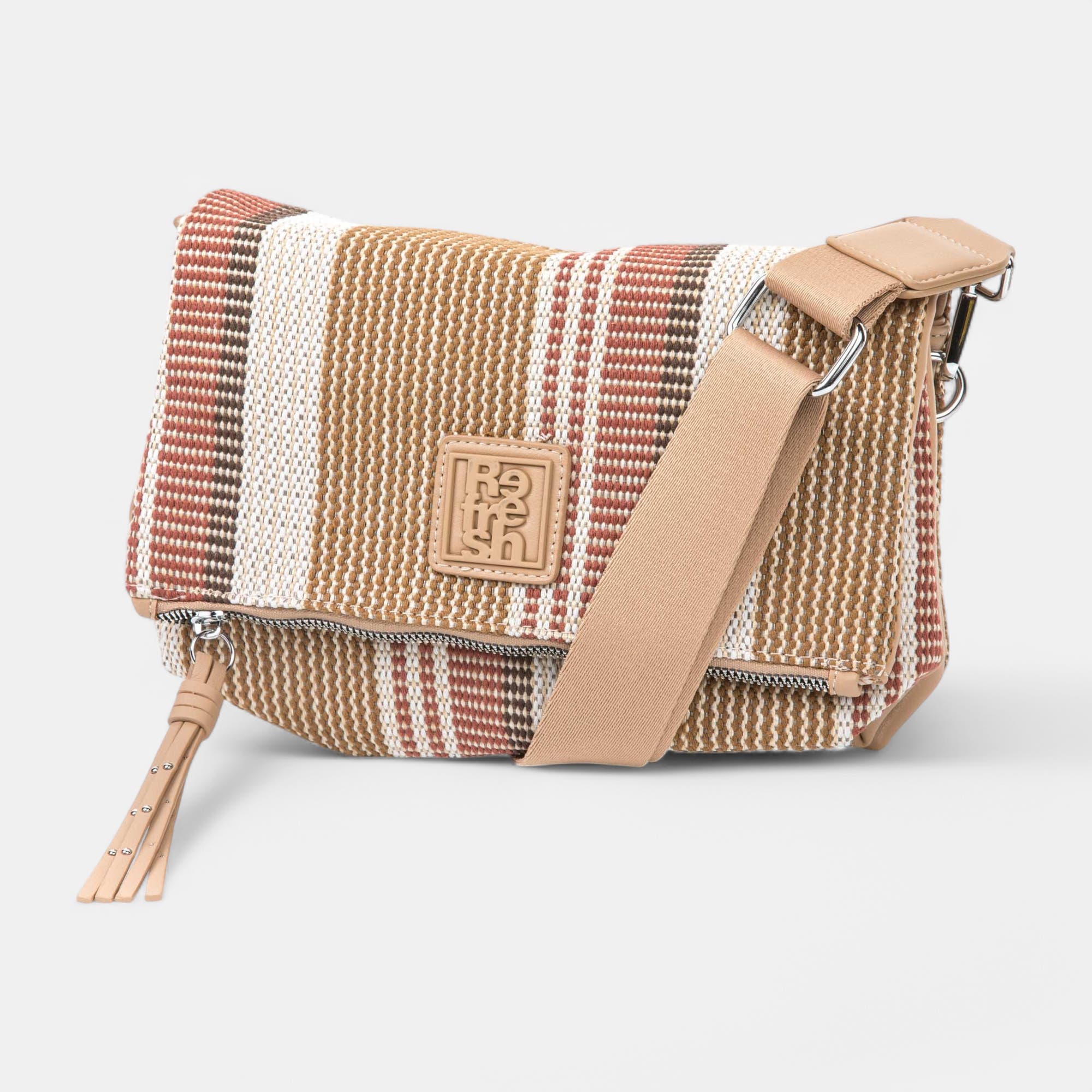 Sac bandoulière beige