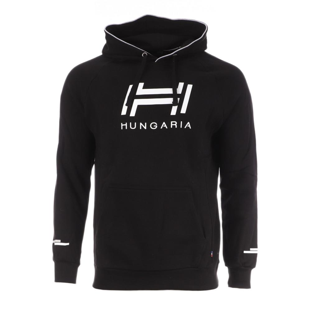 Hungaria Sweat Noir Homme Hungaria Wells