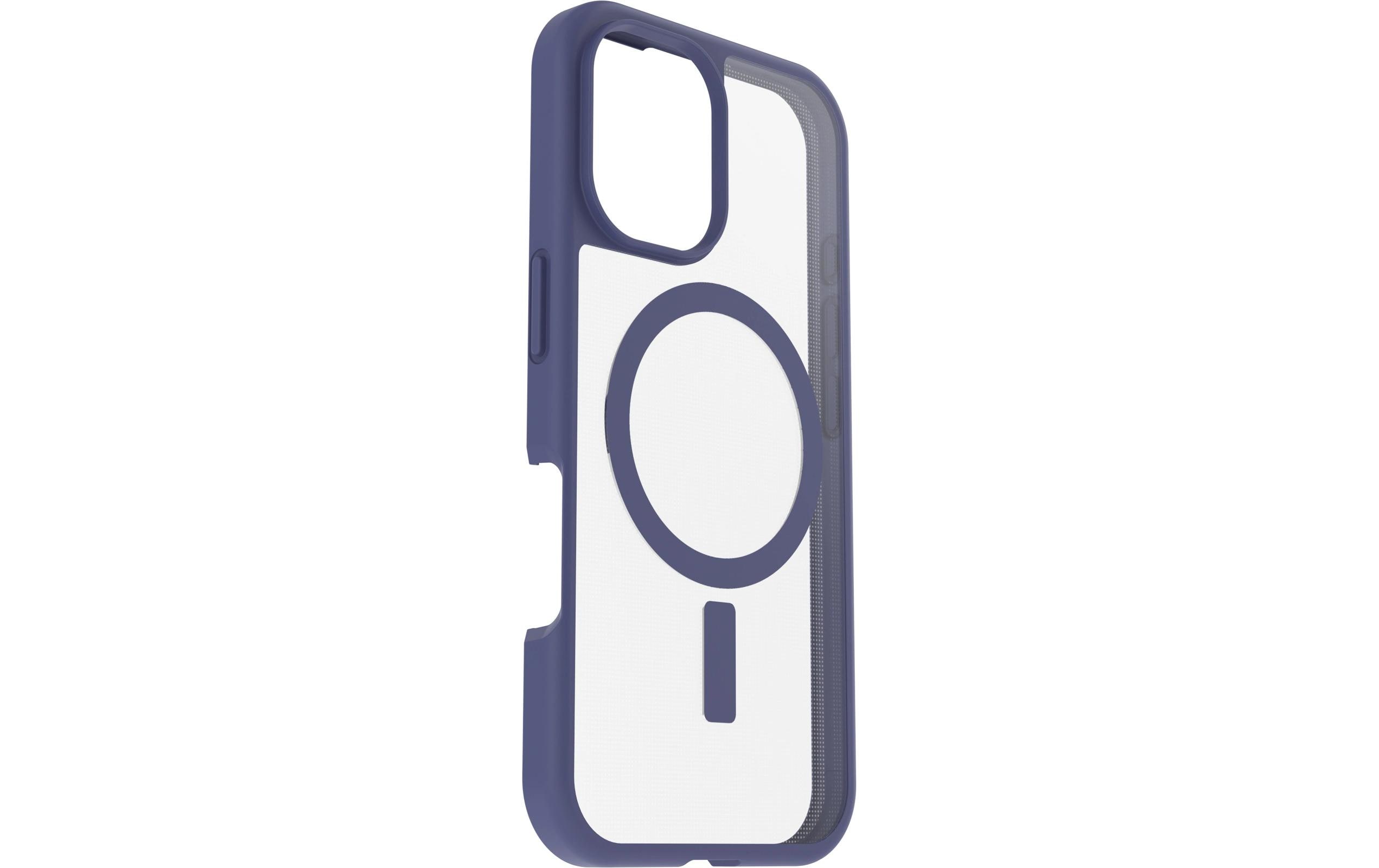 Back Cover React iPhone 16 Transparent/ViolettSchutzhülle für das Apple iPhone 16
