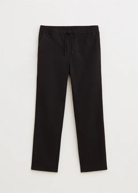 Straight leg broek zwart (ZWART)