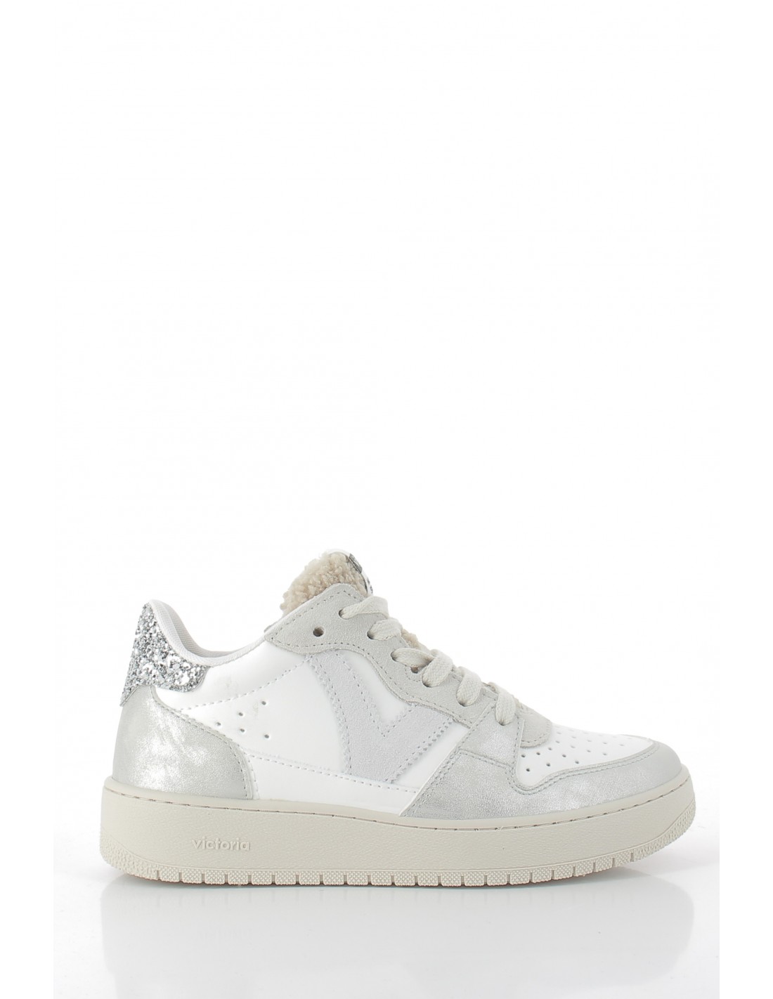 victoria Baskets montantes femme blanc
