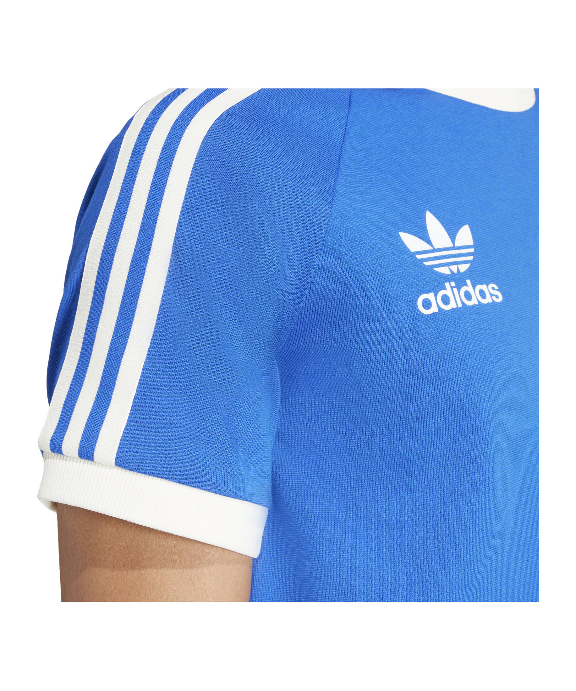 adidas Originals| Herren Fußballshirt ITALIEN ADICOLOR CLASSICS 3-STREIFEN T-SHIRT