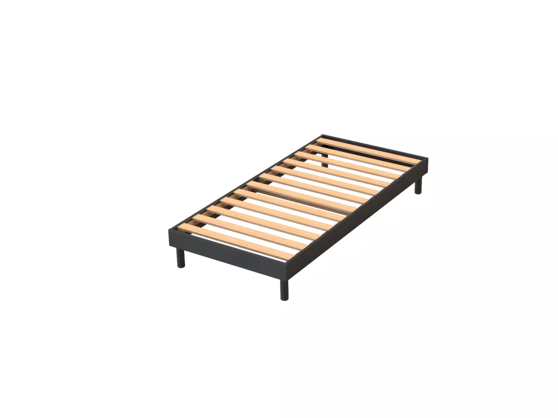 Sommier à lattes Easy Kit 90x190cm Anthracite