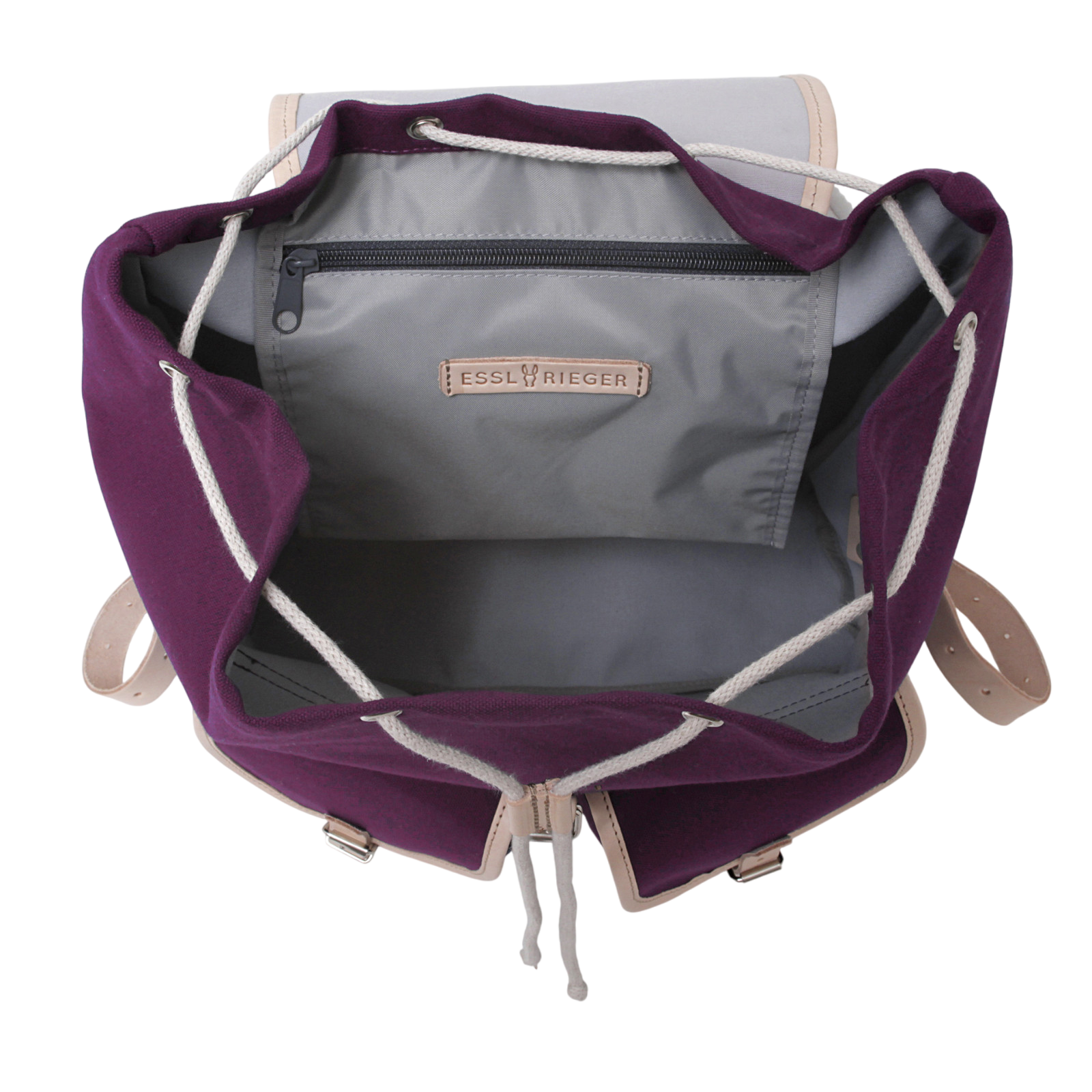 Rucksack Georg Rubin, Leder Natur