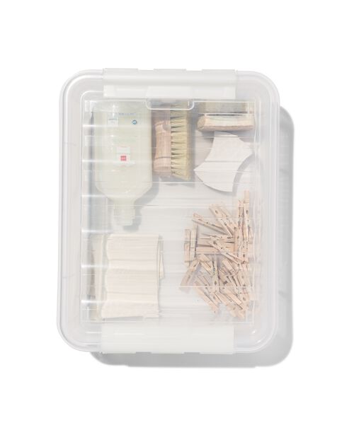 boîte de rangement 21L London transparent 50x39x18