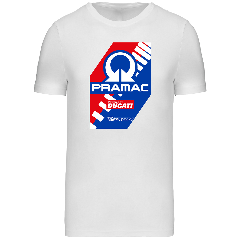 Ixon - T-shirt Pramac Blanc / Bleu / Rouge