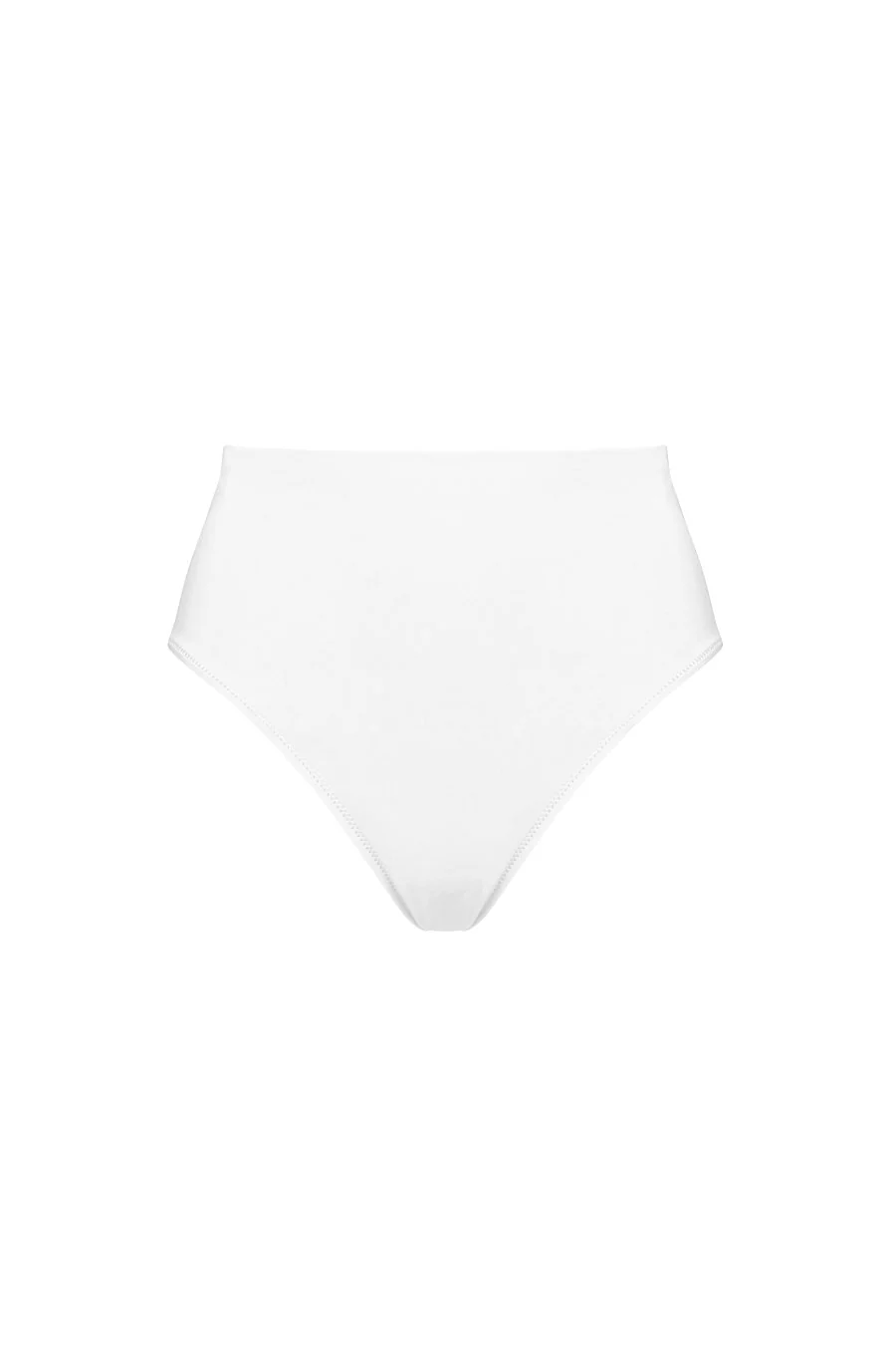 tobago Bas de maillot de bain taille haute blanc Blanc