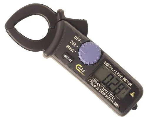 ELMA INSTRUMENTS Mini tangampermeter K2031 Strøm: 0-20-200A AC IEC 61010-1 KAT III 300V