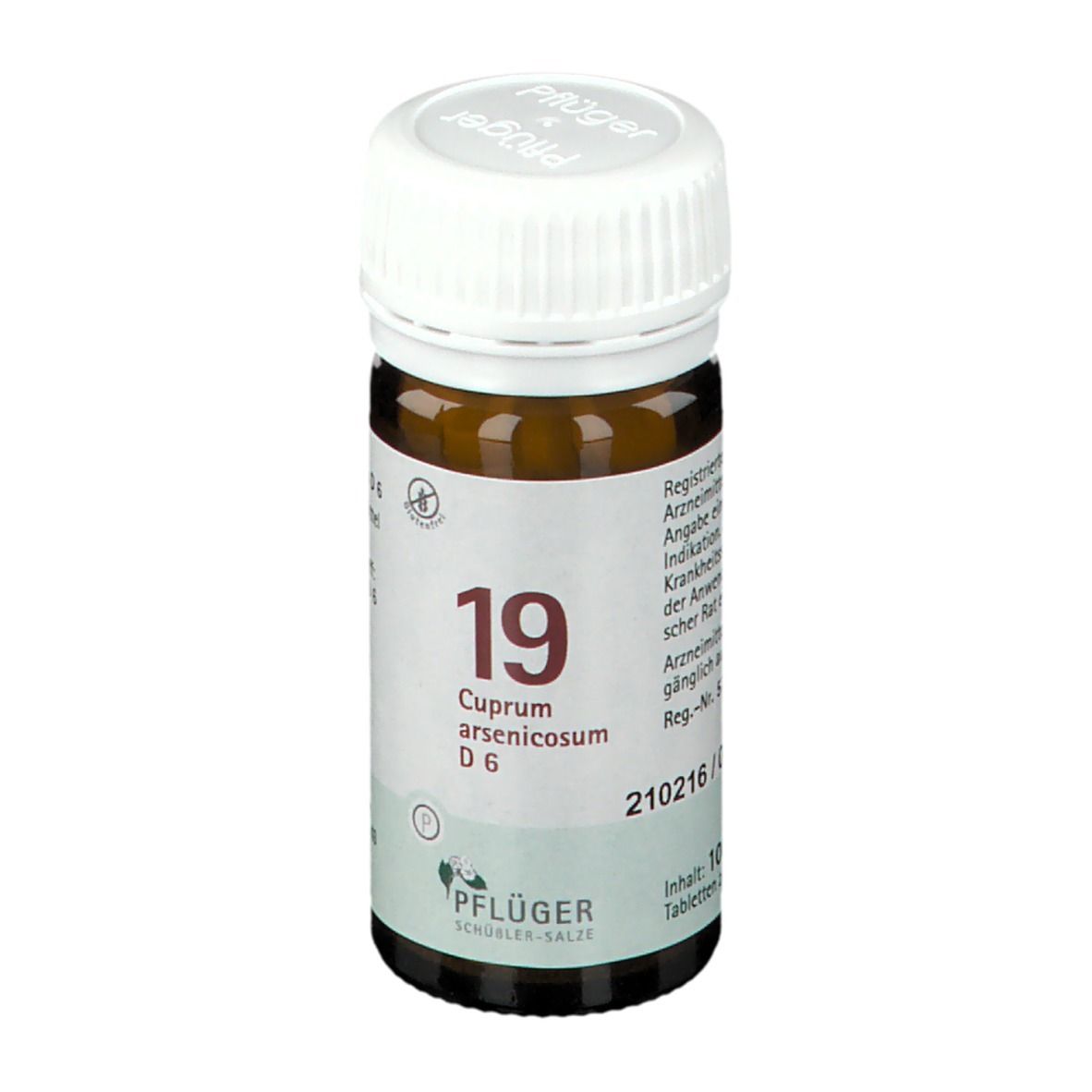 Biochemie Pflüger® Nr. 19 Cuprum arsenicosum D6 Tabletten