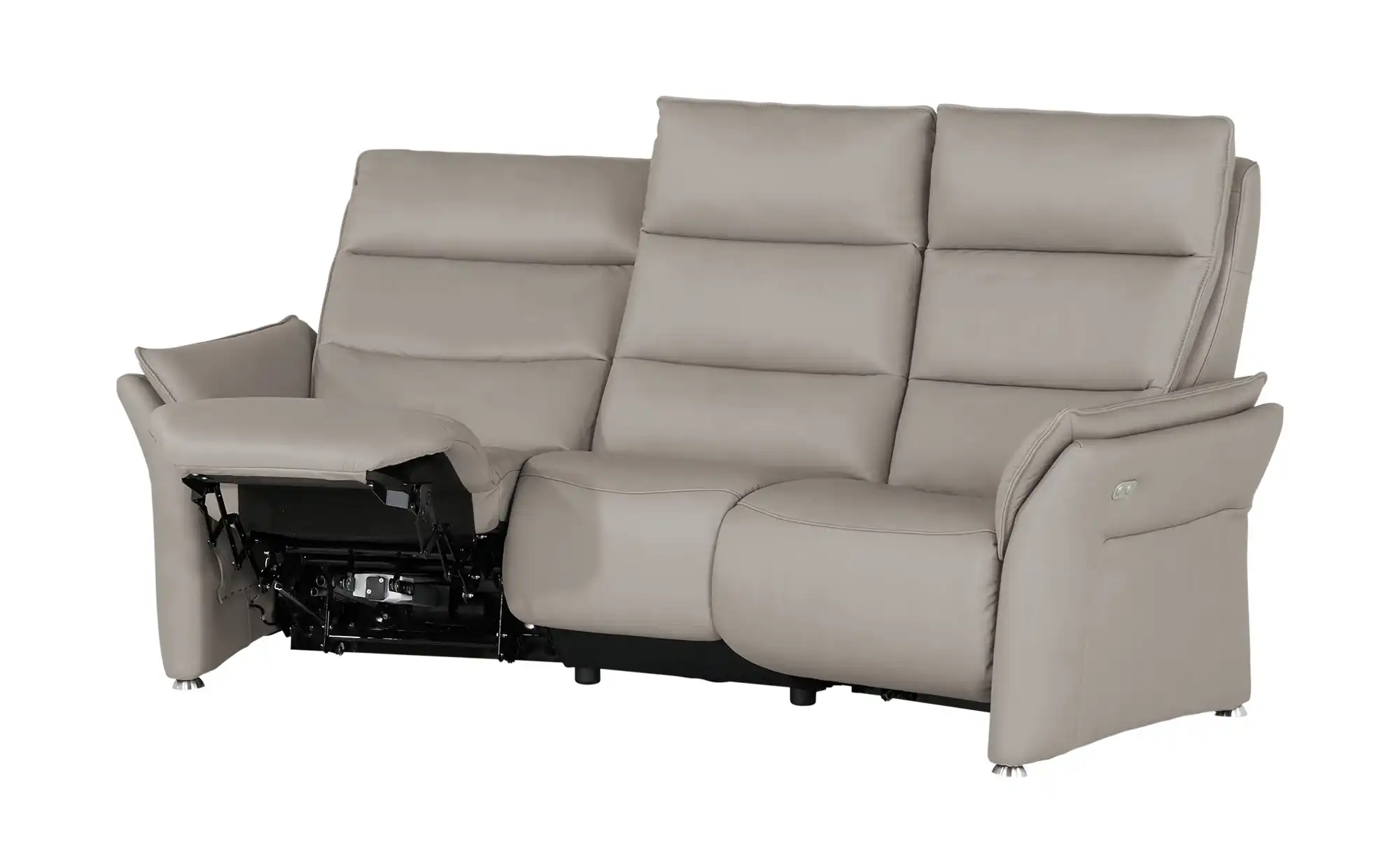Hukla Trapezsofa aus Leder Corvina