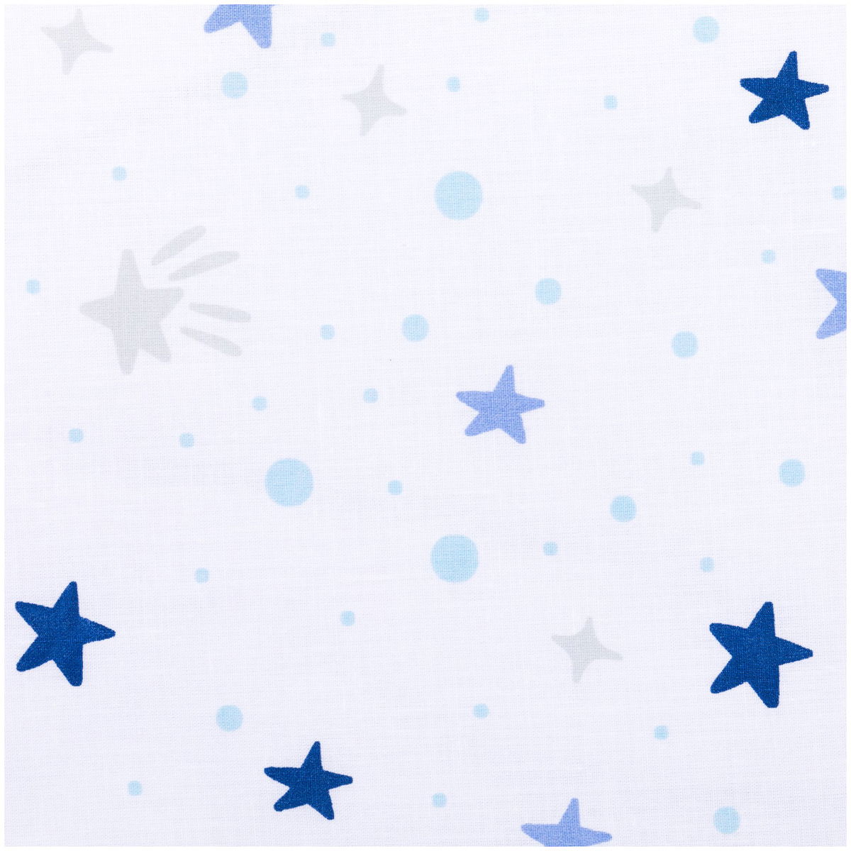 fillikidfillikid   Bettset zu Beistellbett Nino Luxe sterne weiss/blau