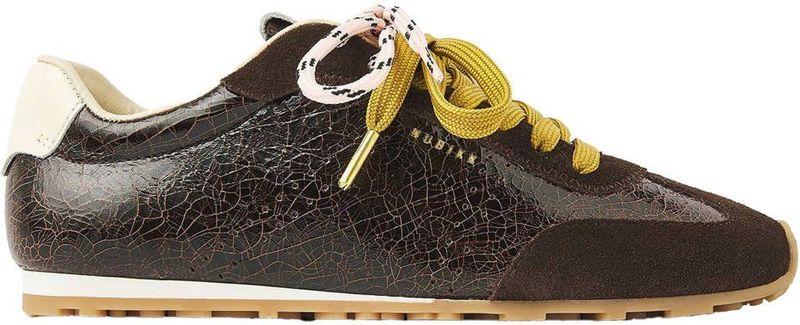 NUBIKK - Billy Lou - Sneakers - Donkerbruin - Leer/Suède