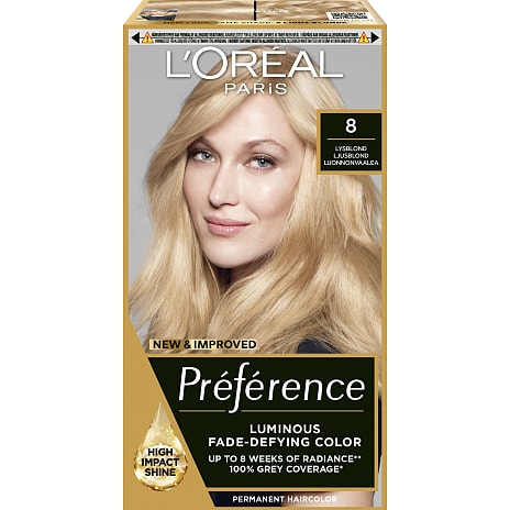 Permanent hårfarve 8.0 California Light Blonde