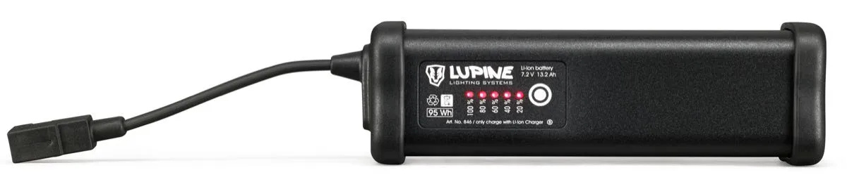 Lupine 13,2Ah Smartcore batteri Black