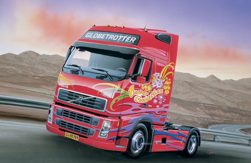 Italeri - Volvo Fh16 Globetrotter Xl Lastbil Byggesæt - 1:24 - 3821