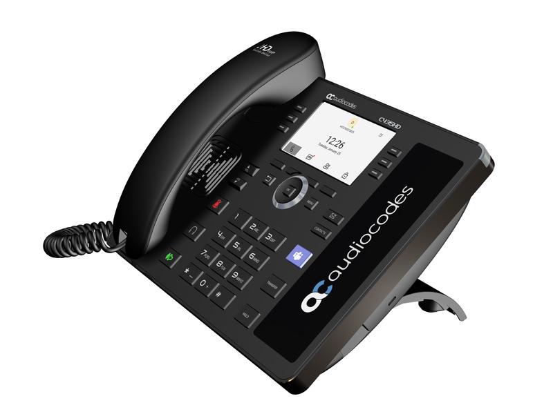 Audiocodes Tischtelefon C435HD Microsoft Teams Schwarz Ein günstiges, Microsoft Teams natives Gerät für den Einstieg/Gemeinschaftsbereiche