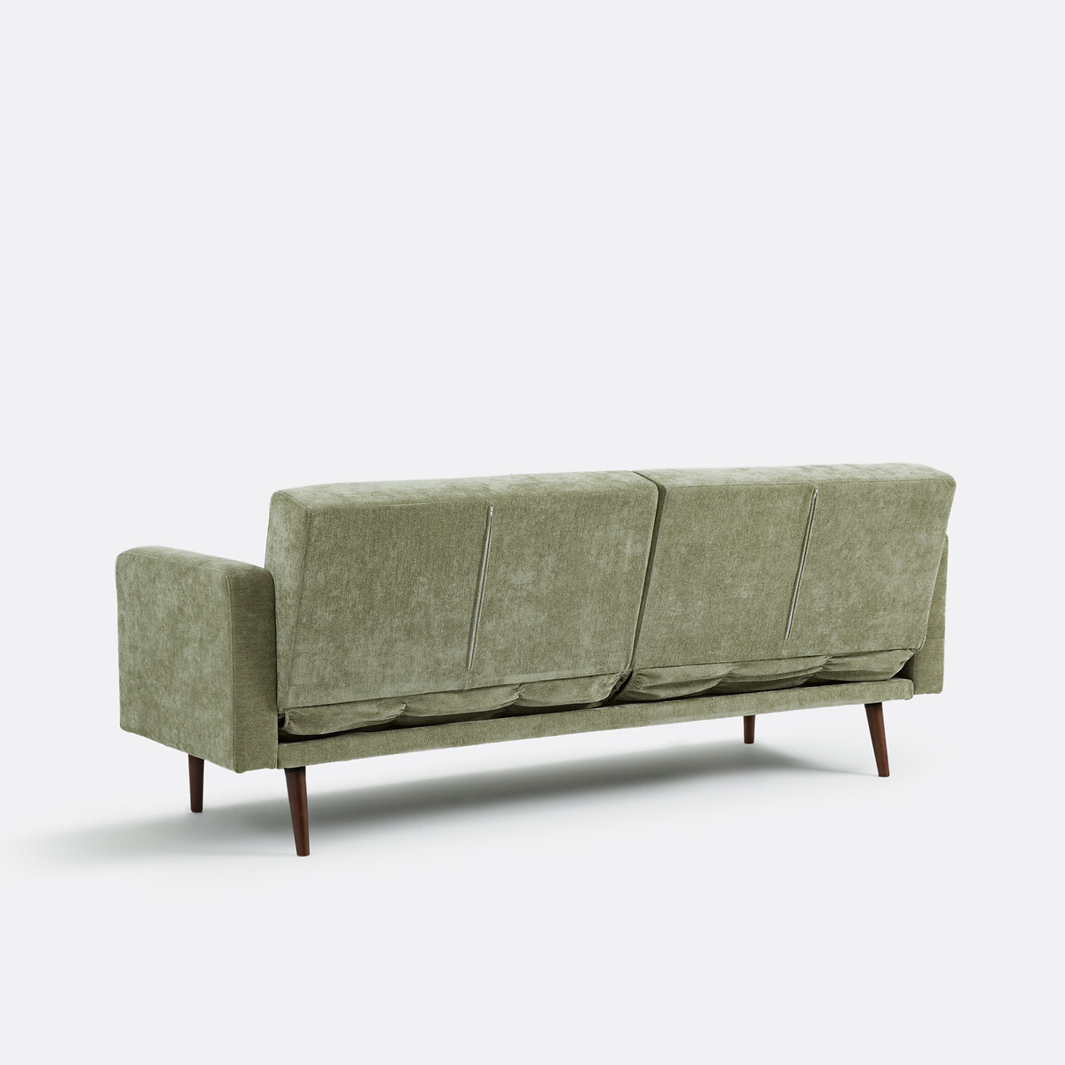 LA REDOUTE INTERIEURS<br>Sofá cama de 3 lugares, chenille, Tuske