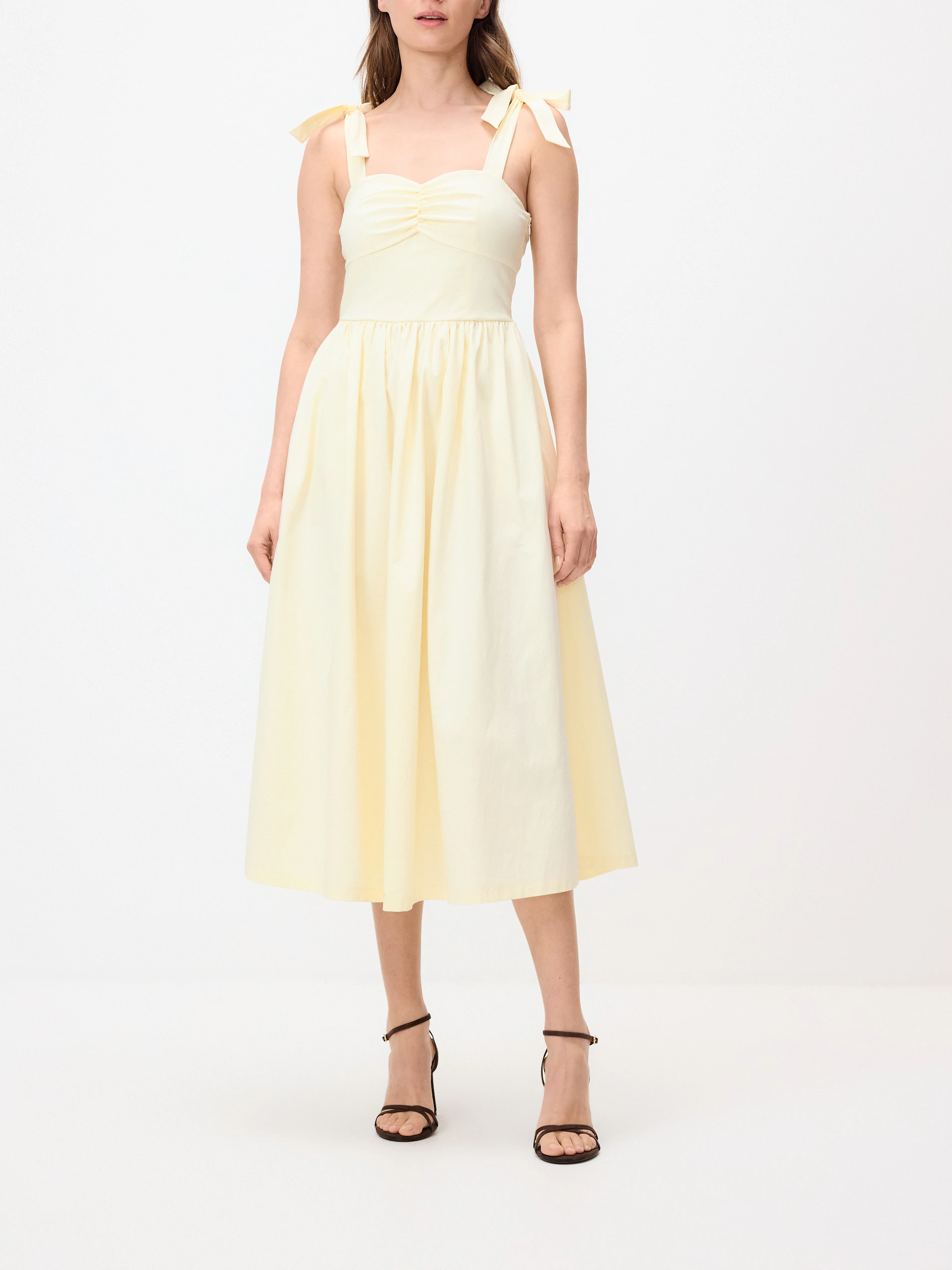 Midikleid mit Bindung