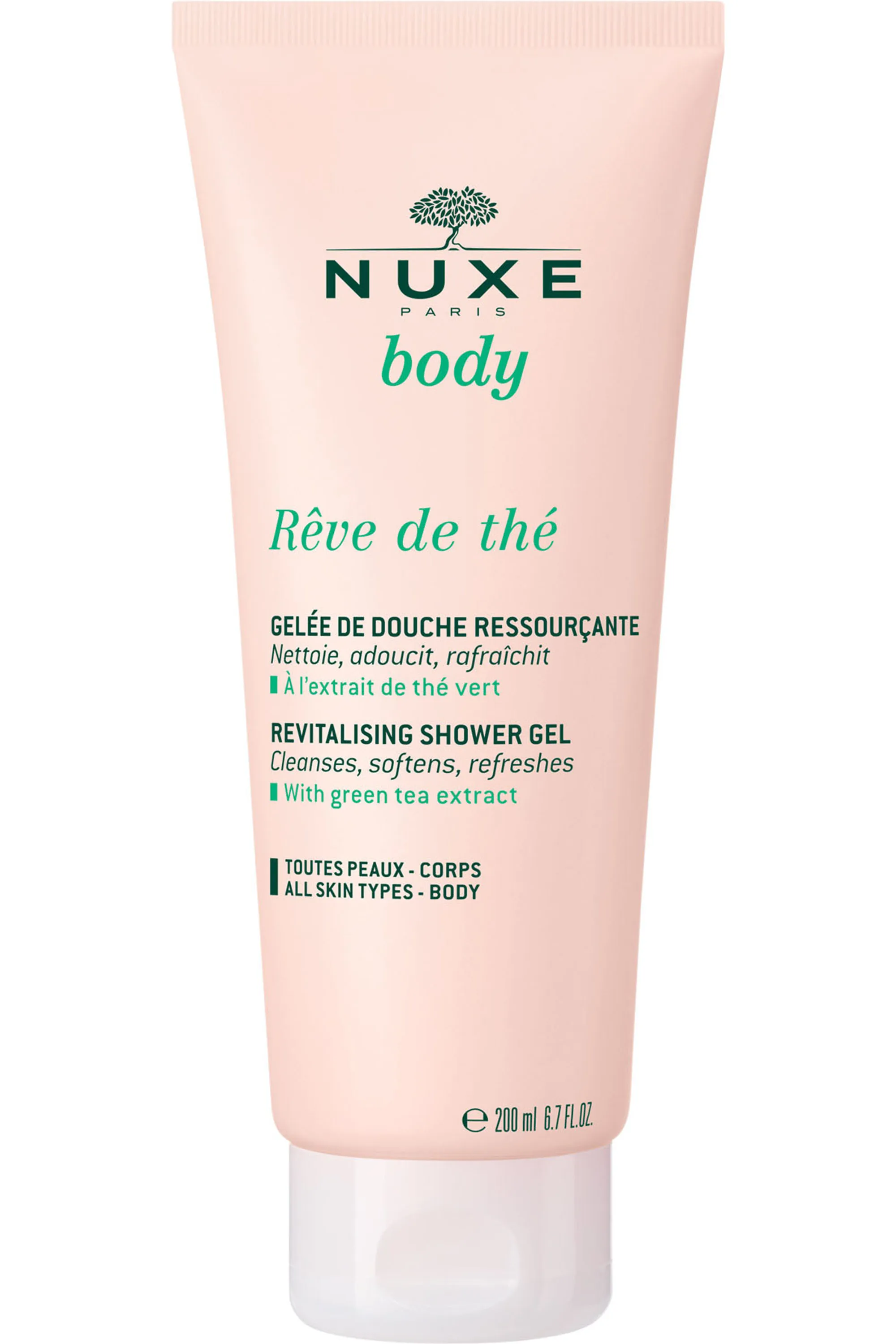 Nuxe Gelée de douche ressourçante Rêve de Thé®-200 ml