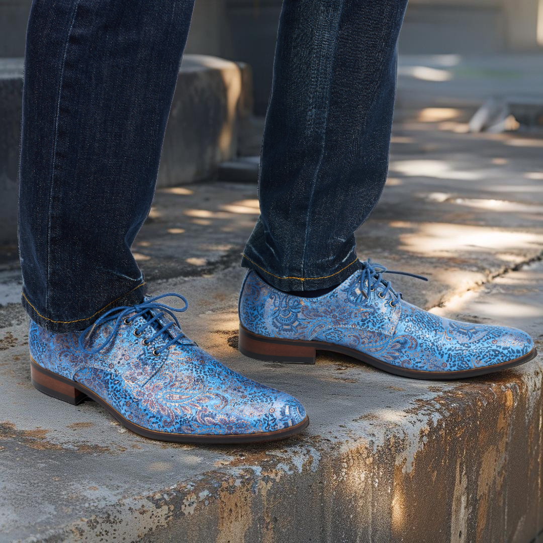 Blue Paisley Panther