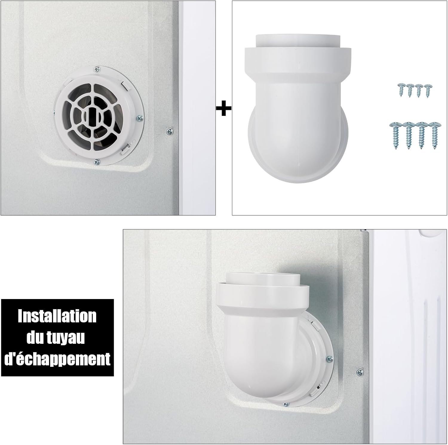 LEADZM Trockner, kompakter Ablufttrockner 1020W 3KG mit Anzeige für verschiedene Trocknungsmodi, tragbarer Trockner für Wohnungen, Haus, Wohnheim