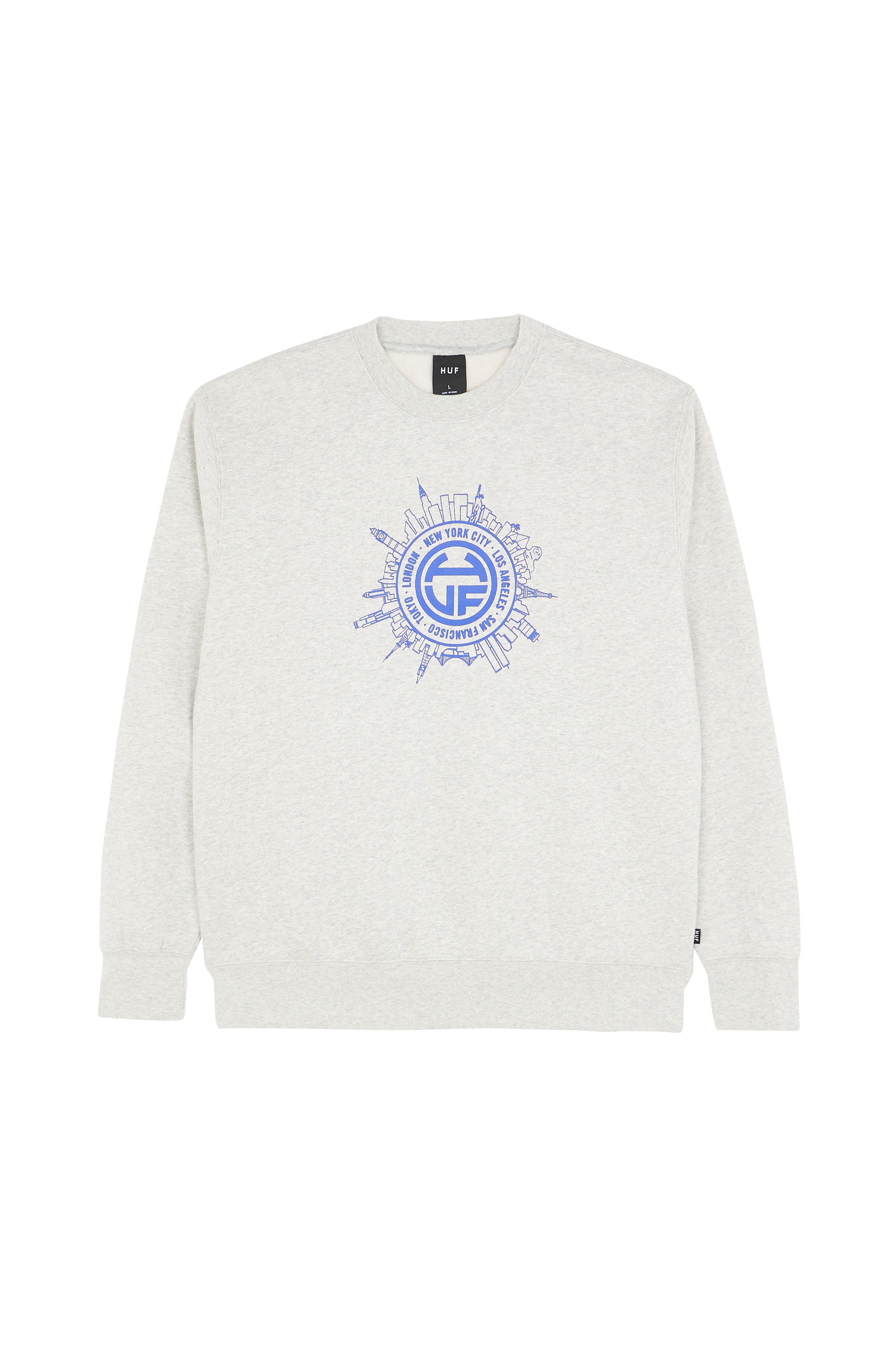 HUF Sweatshirt INTERNATIONAL Gris