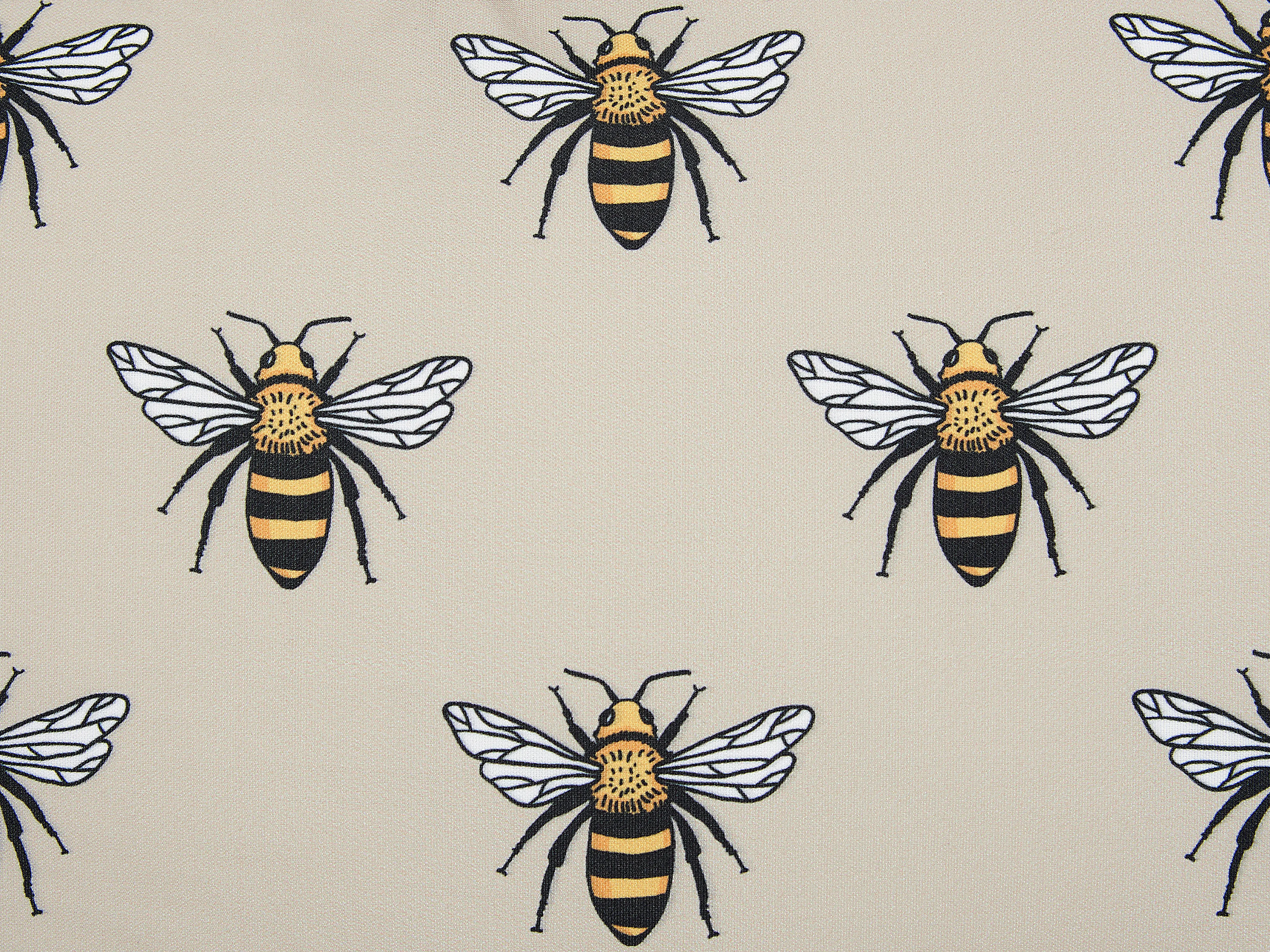 Set van 2 tuinkussens CANNETO dierenprint 45 x 45 cm Beige