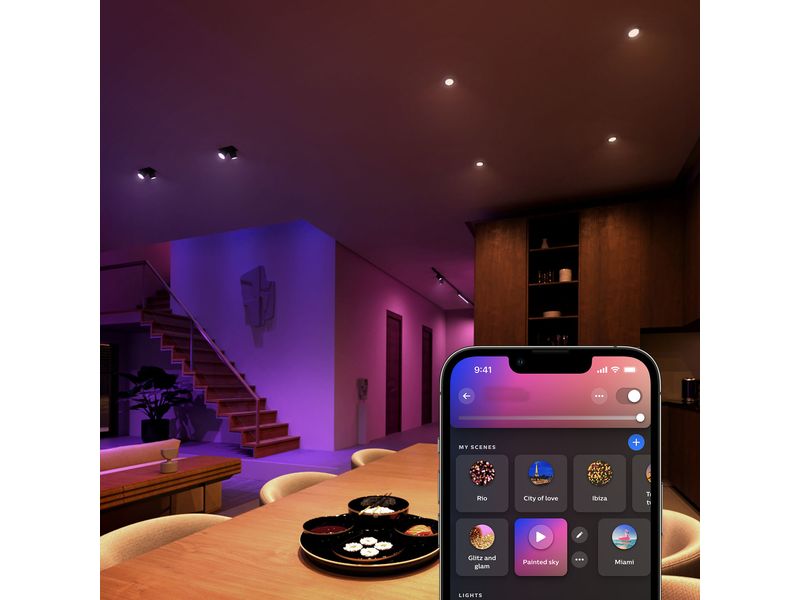 Philips Hue White & Color Ambiance GU10 Einzelpack Lebendige Beleuchtung für jeden Anlass