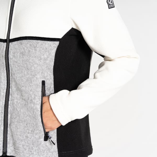 Veste polaire DARE 2B THRIVING SWEATER BLANC DE BLANC/BLACK