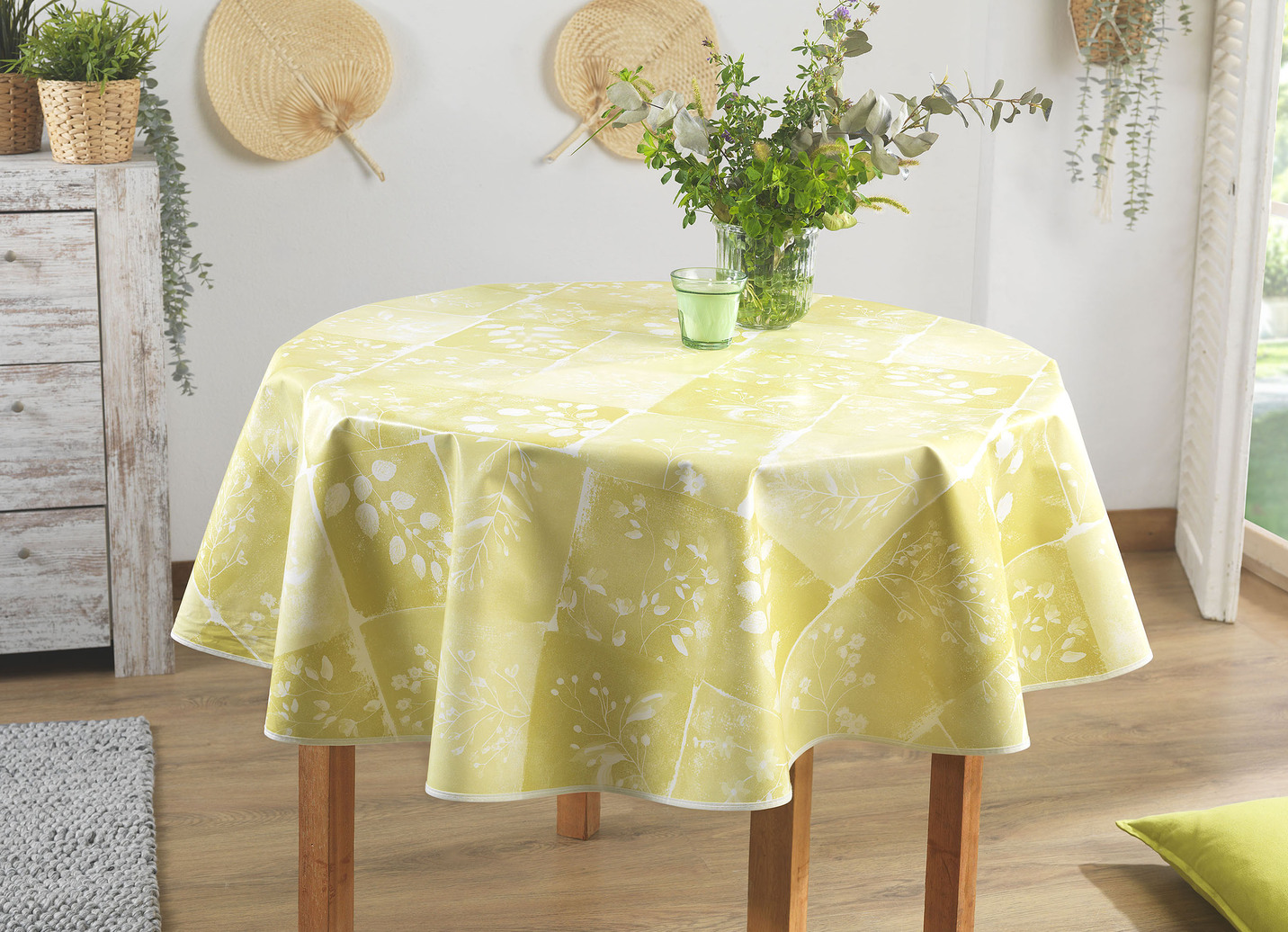 Wachstuch-Tischdecke in toller Patchwork-Optik