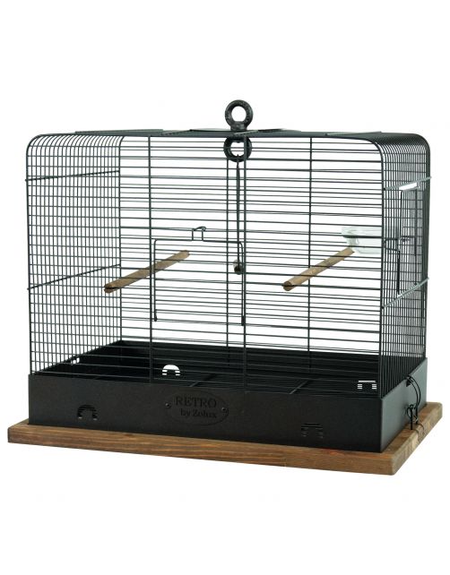 Zolux Retro Vogelkooi Celestine - Vogelverblijven - 48x31x41 cm Bruin