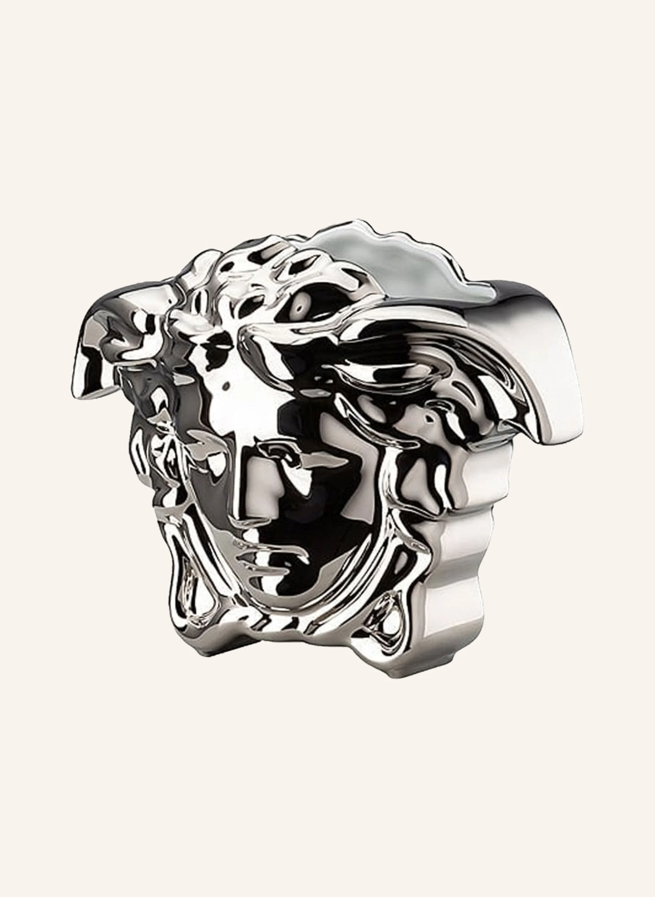 Rosenthal meets VERSACE Vase MEDUSA GRANDE SILVER