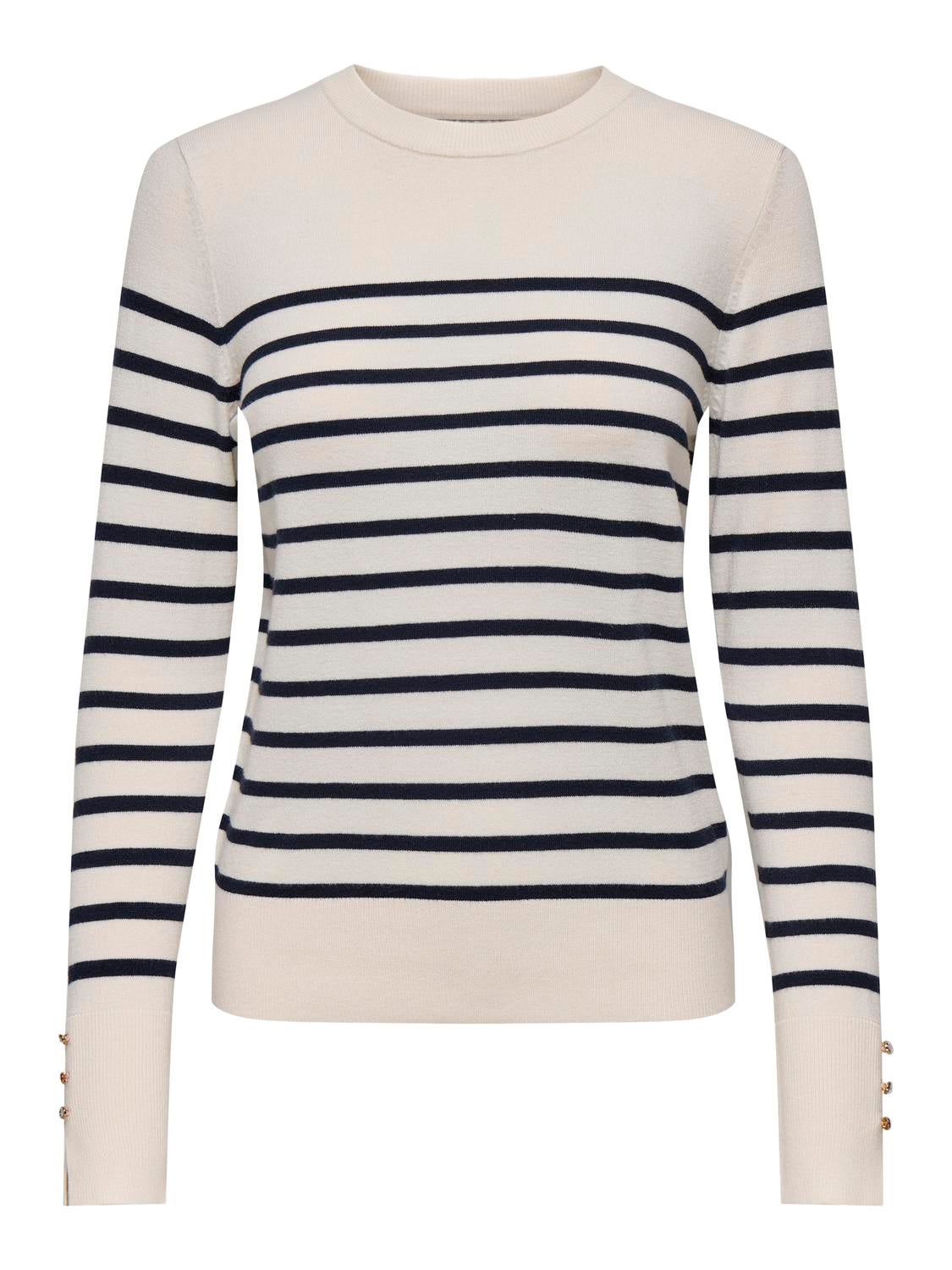 JDYMALOU Strickpullover Eggnog