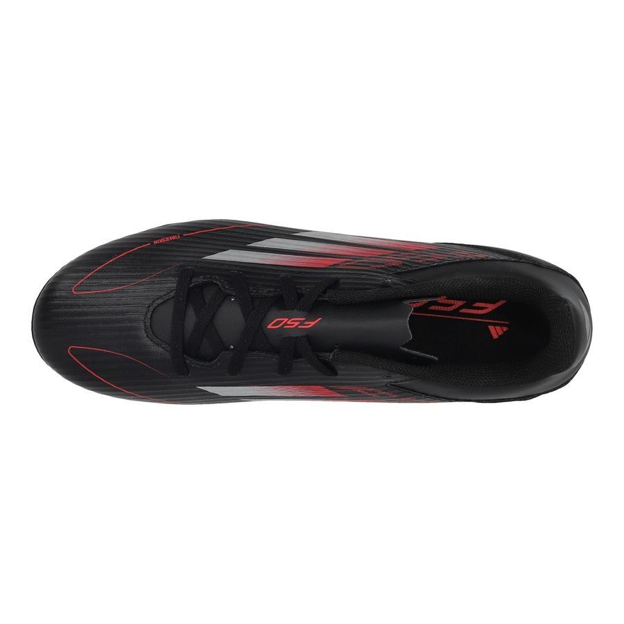 adidas F50 Club FxG Stealth Victory - Noir/Argenté/Lucid Red