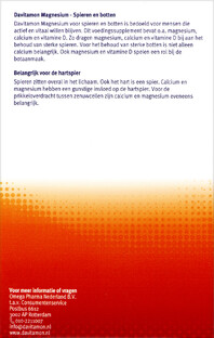 Davitamon Magnesium voor Spieren en Botten Tabletten 42TB