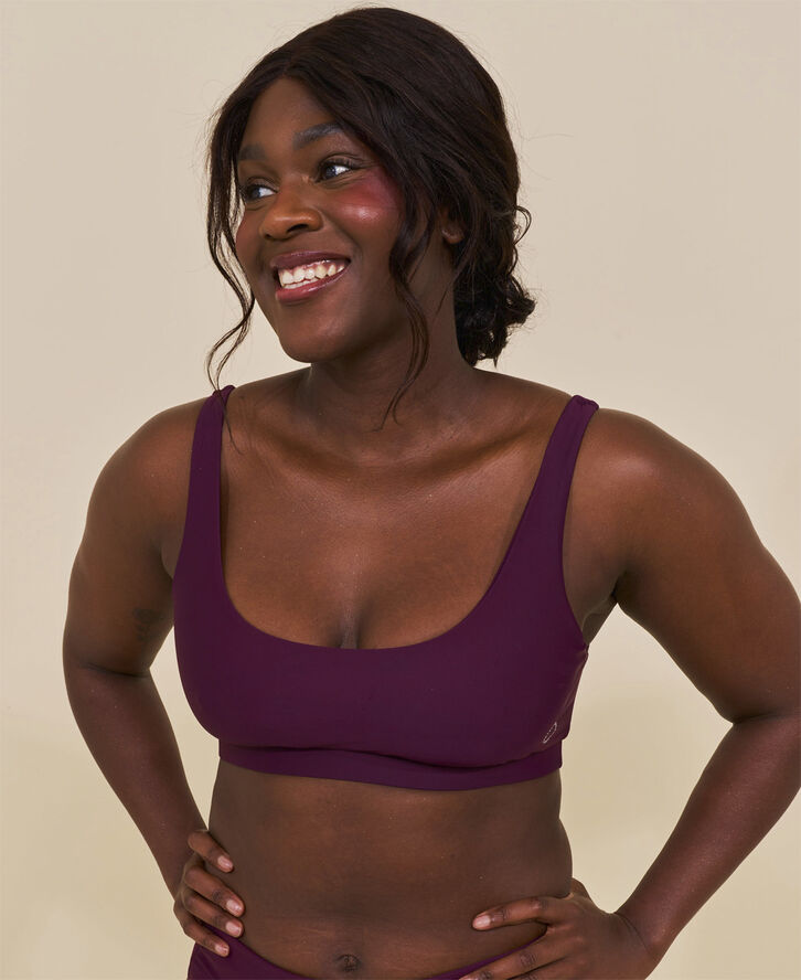 Cartel Copenhagen Agung sporty bikini top - Deep Deep
