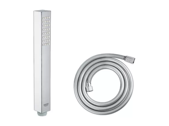 GROHE Douchette 1 jet Vitalio Joy Cube Stick chromé avec flexible 175