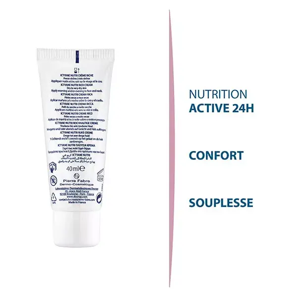 Creme Nutritivo Rico Ducray Ictyane 40ml