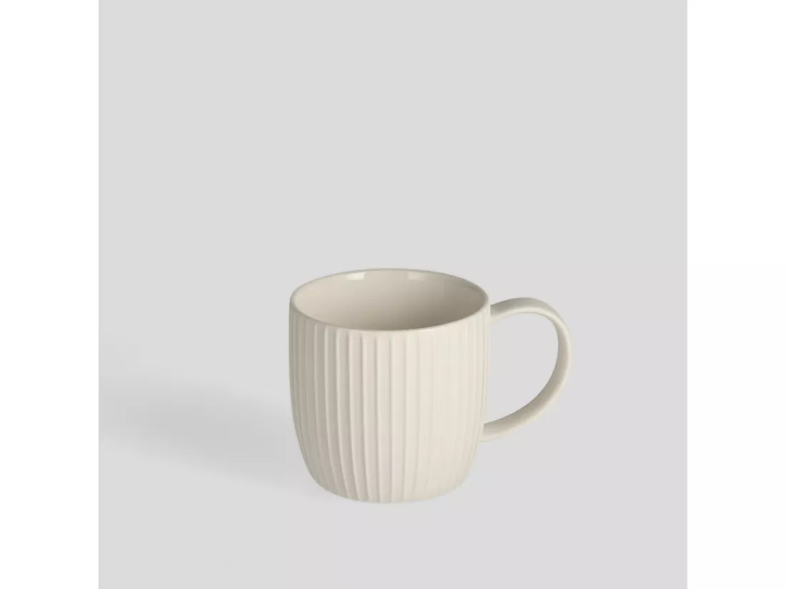 Tasse Linioso Blanc Moyen 8.5 x 9 x 12.5