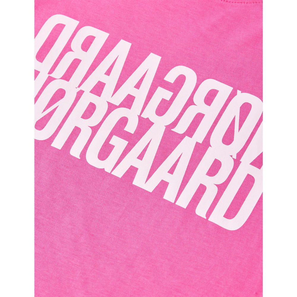 Køb Mads Nørgaard Knockout Pink Single Organic Tuvina Tee
