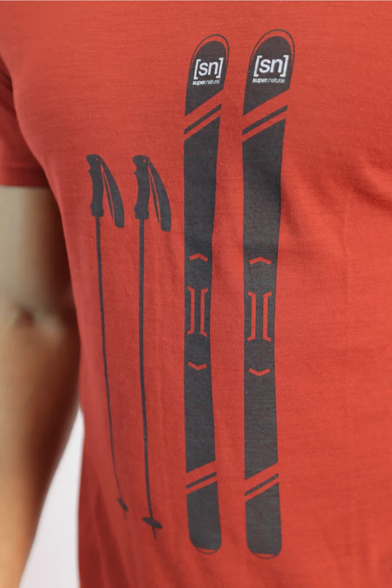 super.natural Skiing Gear Herren T-Shirt