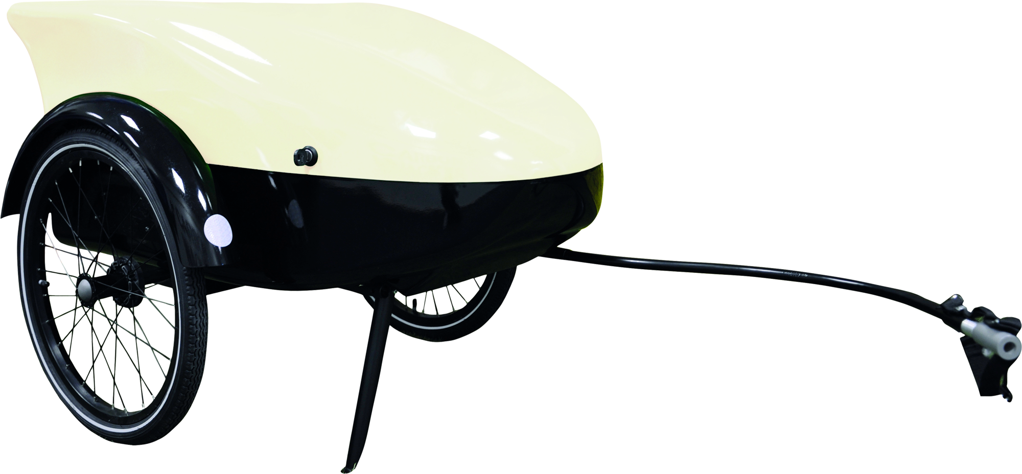 trailmova T1 Fahrradanhänger RAL 9010 reinweiß
