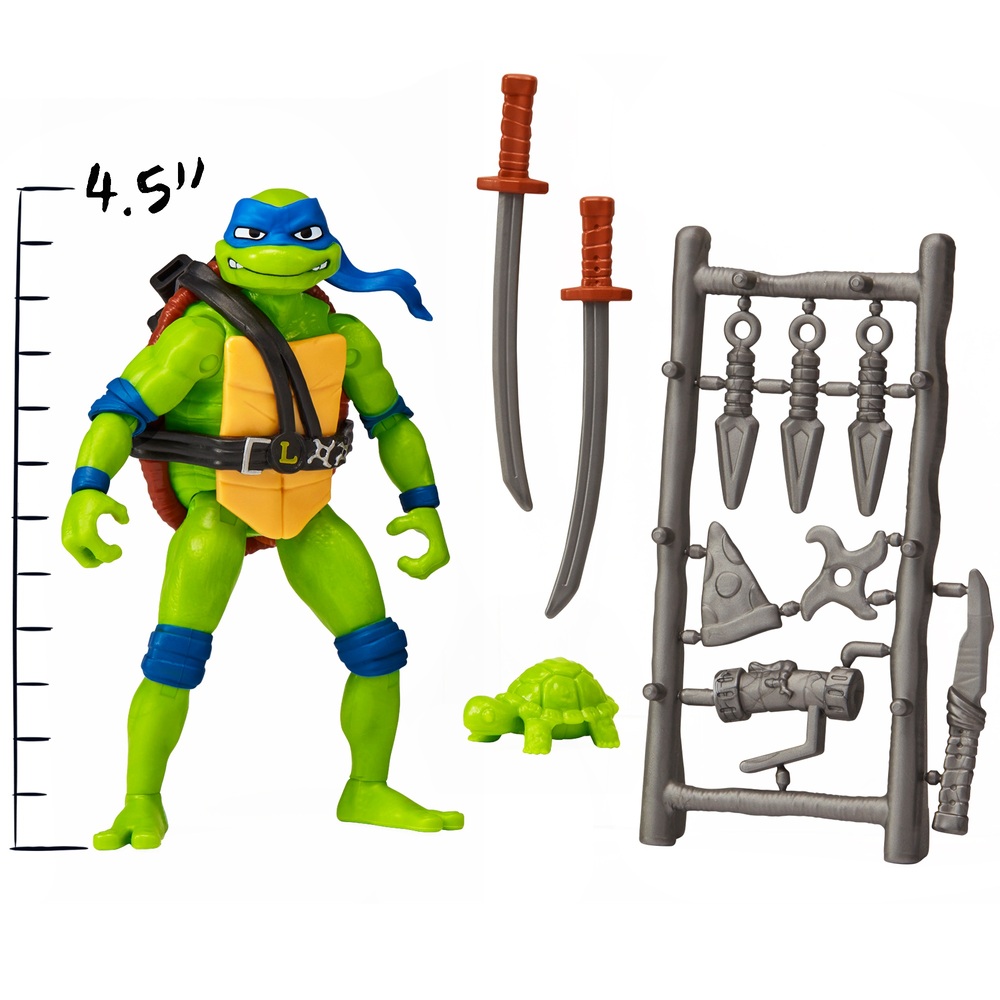 Teenage Mutant Ninja Turtles Mutant Mayhem Basisfigur - Leonardo