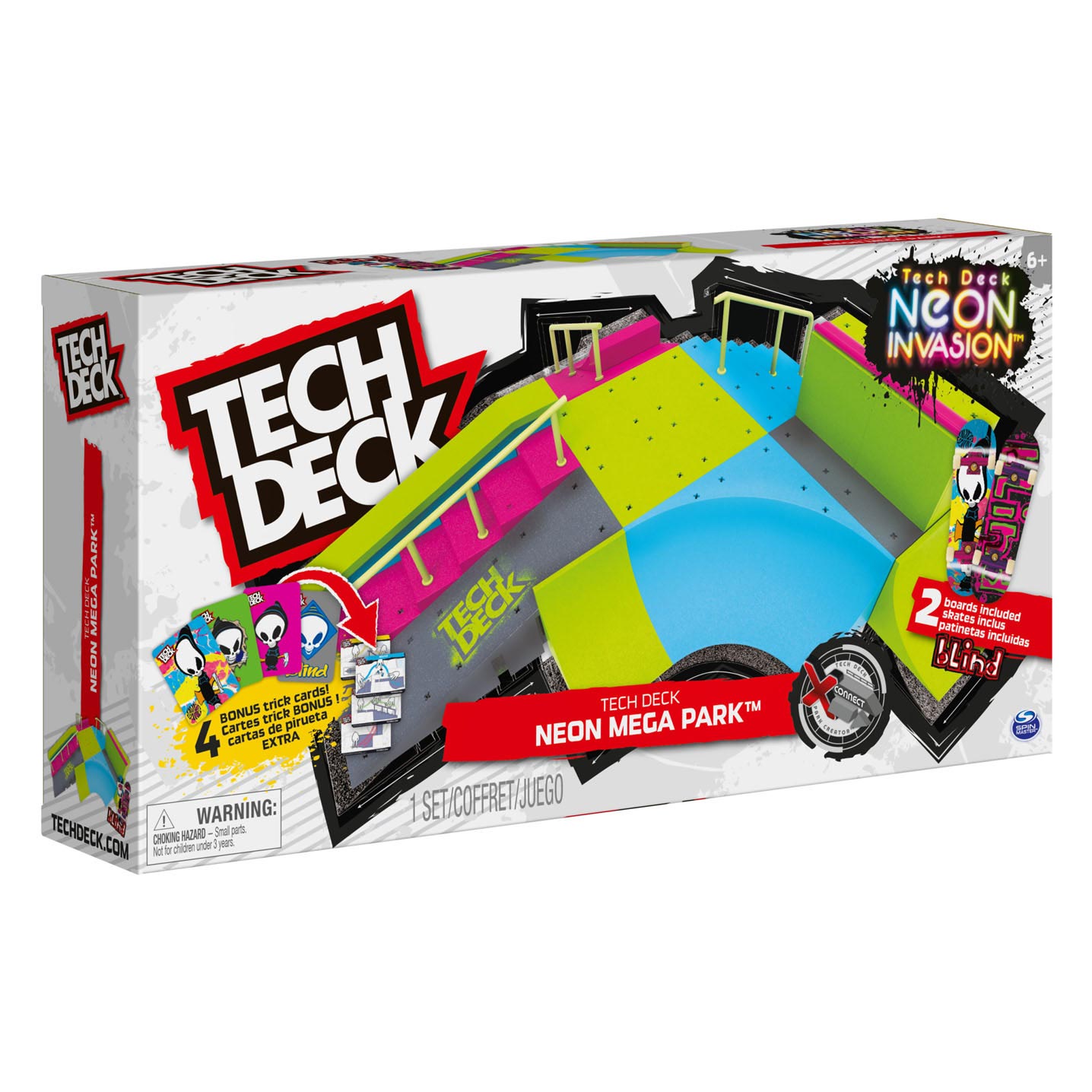 Tech Deck - Neon Mega Ramp Schansset