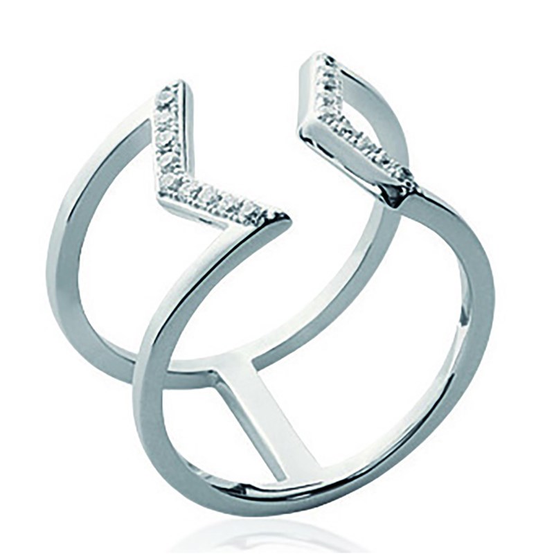 Bague Femme - Argent 925 - Oxyde de zirconium