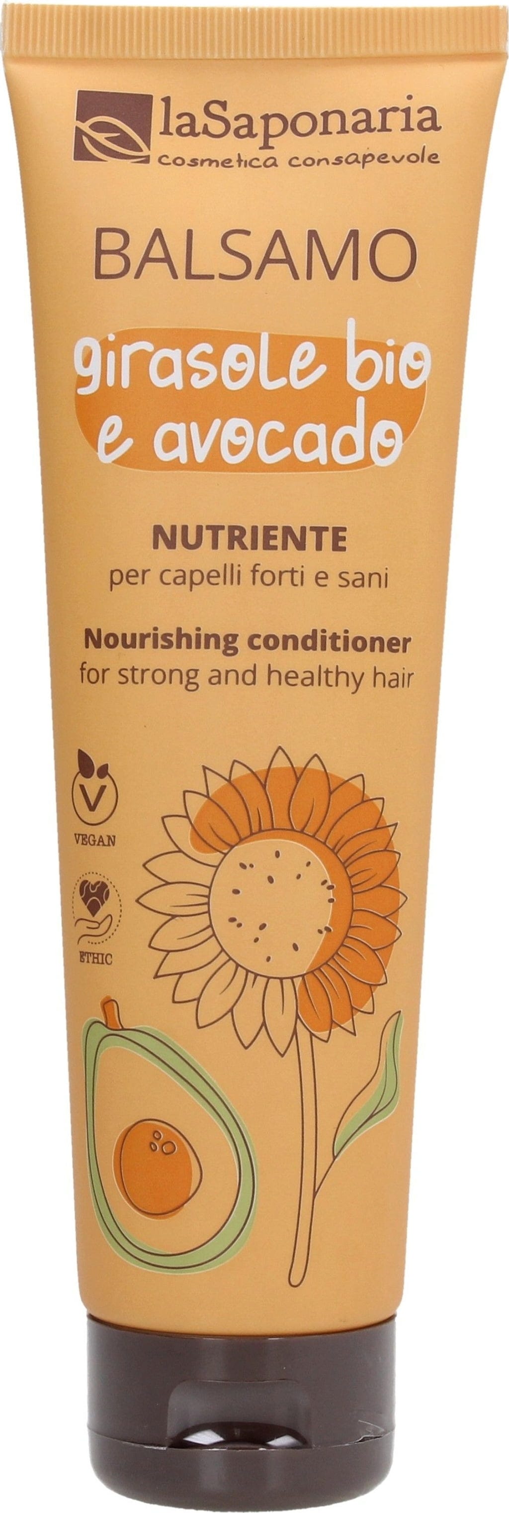 La Saponaria  Nährende Spülung Sonnenblume & Avocado, 150 ml