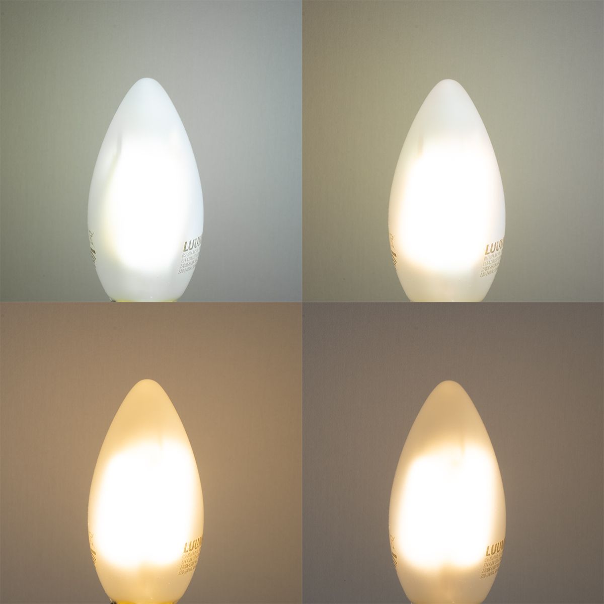 Smart E14 LED lamp C35 mat 4.2W 470 lm 2700-6500K
